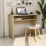 vidaXL Pisalna miza sonoma hrast 90x50x74 cm iverna plošča Cene