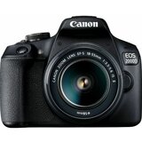 Canon EOS 2000D (Crna) + 18-55mm IS II digitalni fotoaparat | ePonuda.com