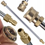 Rosfix 1/4" 29 Cm Brizgalna Cev – Ravna Za Visokotlačni Čistilec | 250 Bar, Φ1,2 Mm, Bayonet, (5000356612) Cene