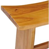 vidaXL Stolček iz trdne tikovine | Shoptok.si