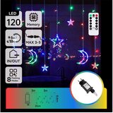 Aigostar led rgby spoljni božićni lanac 120xLED/6W/230V/8 funkcija 3x0,6m IP44 + daljinski upravljač | Eponuda.com
