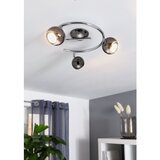 Eglo Bimeda spot/3, led, gu10, 3x3w, 3x240lm, nikl crni/hrom | Eponuda.com