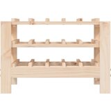  Stalak za vino 61,5x30x42 cm od masivne borovine | shoptok.hr