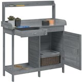  za sadnju s ormarićem 110 5x45x124 5 cm masivna jelovina | shoptok.hr