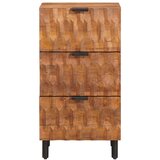  Kreveta Finš acacije smeđa 40 x 33 5 x 75 cm Čvrsto drvo manga | shoptok.hr