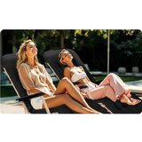 Sofotel sklopiva vrtna ležaljka s jastukom ChillWell set od 2 crna | shoptok.hr