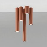 Sollux Stropna svetilka LAGOS 10 rdeči oker, (5000285112) | Shoptok.si