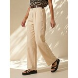 Sinsay Elegantne wide leg hlače s remenom | shoptok.hr