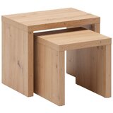 Mömax 2-delni set mizic twix, imitacija hrasta | Shoptok.si