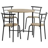  Gadstrup sto fi 85 + 4 stolice Gadstrup crna/hrast ( 3670080 ) | ePonuda.com