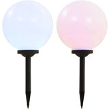 vidaXL Vanjske solarne LED svjetiljke 2 kom kuglaste 30 cm RGB Cijene