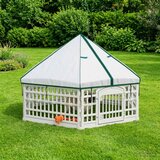  Ograda za Pse s 6 Panoa Bijela 179 x 151 x 114 cm Plastika | shoptok.hr