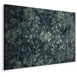  Slika - Oriental Pattern Carpet: Emerald Ornaments and Worn Patterns 120x80 Na talijanskom platnu | shoptok.hr
