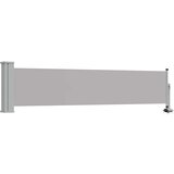 vidaXL Uvlačiva bočna tenda za terasu 60 x 300 cm siva | shoptok.hr