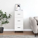 vidaXL Komoda bijela 34 5 x 34 x 90 cm od konstruiranog drva | shoptok.hr