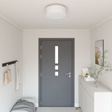 vidaXL Bijela Metal, Tkanina Ø38 x 13.5 cm Stropna svjetla Kružna Cijene