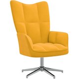  Stolica za opuštanje boja senfa baršunasta | shoptok.hr