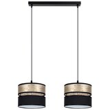  Luster na sajli LIMA 2xE27/60W/230V zlatna/crna | Eponuda.com