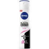 Nivea Dezodorans ženski Black&White Invisible 150ml | Eponuda.ba