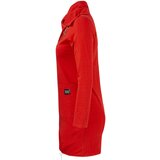 Pri Thin long sweatshirt with a diagonal zipper and a BEATA neck warmer | Shoptok.si