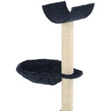  Penjalica za mačke sa stupovima za grebanje od sisala 105 cm plava | shoptok.hr