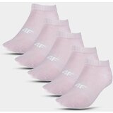 4f Girls' socks (5pack) - pink cene