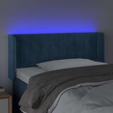  LED posteljno vzglavje temno modro 103x16x78/88 cm žamet, (20792562) | Shoptok.si