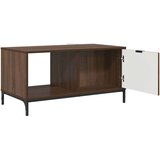 vidaXL Stolić za kavu Smeđi hrast 90 x 49 x 46 cm Konstruirano drvo | shoptok.hr
