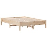  The Living Store Posteljni okvir brez vzmetnice 120x190 cm trdna borovina - Posteljni Okvir, (21498055) | Shoptok.si