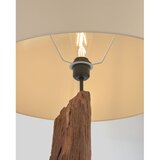 Kave Home Bijela/smeđa stojeća svjetiljka s tekstilnim sjenilom (visina 175 cm) Powell – | shoptok.hr
