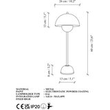 Opviq Stona lampa, Tamnoplava | Eponuda.ba