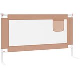  Sigurnosna ograda za dječji krevet smeđe-siva 140x25 cm tkanina | Eponuda.com