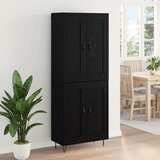  Highboard Crni hrast 69,5 x 34 x 180 cm Konstruirano drvo | shoptok.hr