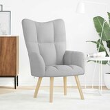  Stolica za opuštanje oblak siva tkanina | shoptok.hr