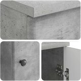  Stol Betonska siva 142,5 x 50 x 75 cm Konstruirano drvo | shoptok.hr