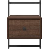  Noćni ormarić zidni boja hrasta 35x30x51 cm konstruirano drvo | shoptok.hr