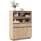 vidaXL Visoka ploča 89x34x116,5 cm puno drvo bor Cijene