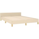  Okvir za krevet bez madraca krem 140 x 190 cm od tkanine | shoptok.hr