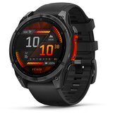 Garmin Fenix 8 - 47 mm, AMOLED, Skrilasto siv model s črnim silikonskim paščkom, (21365642) Cene