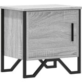 Maison Chic Nočna omarica - Nočna miza siva sonoma 40x30x40 cm inženirski les, (21689180) Cene