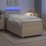  Boxspring krevet s madracem Krem 90 x 200 cm Tkanina - Krem 90 x 200 cm Dizajn linija | shoptok.hr