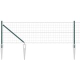 Euro ograda s špicama 10 x 0,8 m Čelik premazan PVC-om Zelena | shoptok.hr