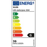 Xled LED plafonjera 36W Tom Black,320mm,4000K,3600Lm | ePonuda.com