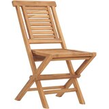  Sklopive vrtne stolice 2 kom 47x63x90 cm od masivne tikovine | shoptok.hr