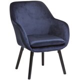  Fotelja Udsbjerg baršun plava ( 3690353 ) | ePonuda.com