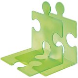 Han držalo za knjige/cd-je puzzle, prosojno zelena, 2 kosa Cene
