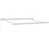 vidaXL Ročna retraktibilna tenda oranžne in rjave barve 350x250 cm | Shoptok.si