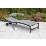 Gardenson Vrtni Ležalnik San Marino, Siva | Shoptok.si