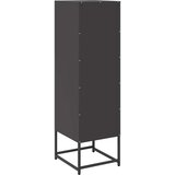  Visoka omara - Komoda - Predalnik črna 36x39x123 cm hladno valjano jeklo, (21722227) | Shoptok.si