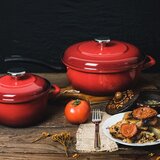 Metalac duboka posuda maximus 16cm /1,60lit crvena | shoptok.hr